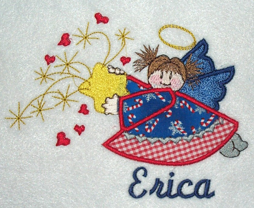 Applique Holiday Angel