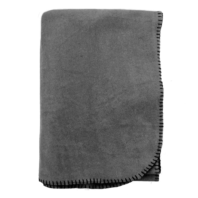 Cotton Flannel Charcoal Blanket